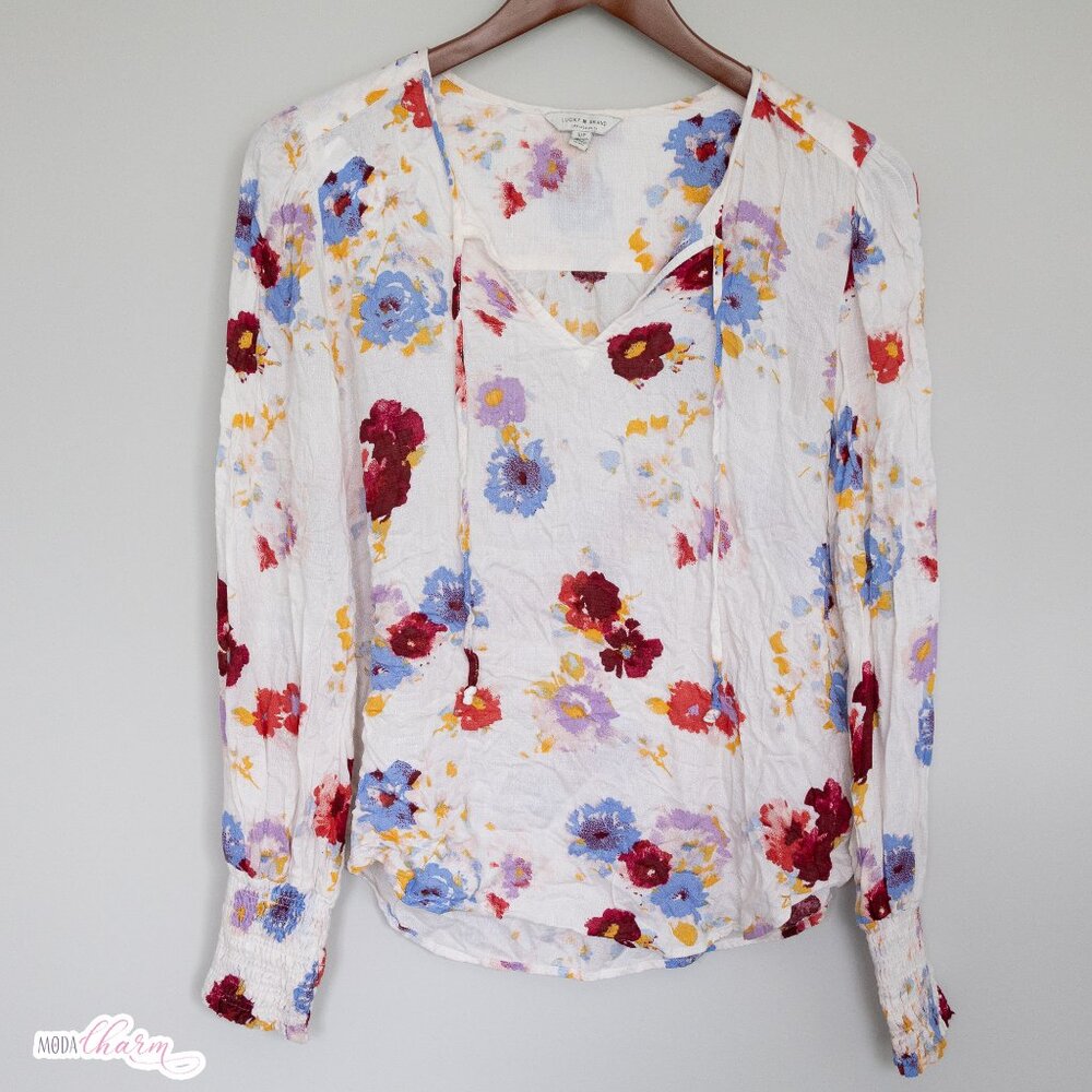 Floral Raglan Blouse